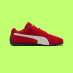 PUMA SPEEDCAT OG UNISEX RED SUEDE MOTORSPORT STYLE SNEAKERS