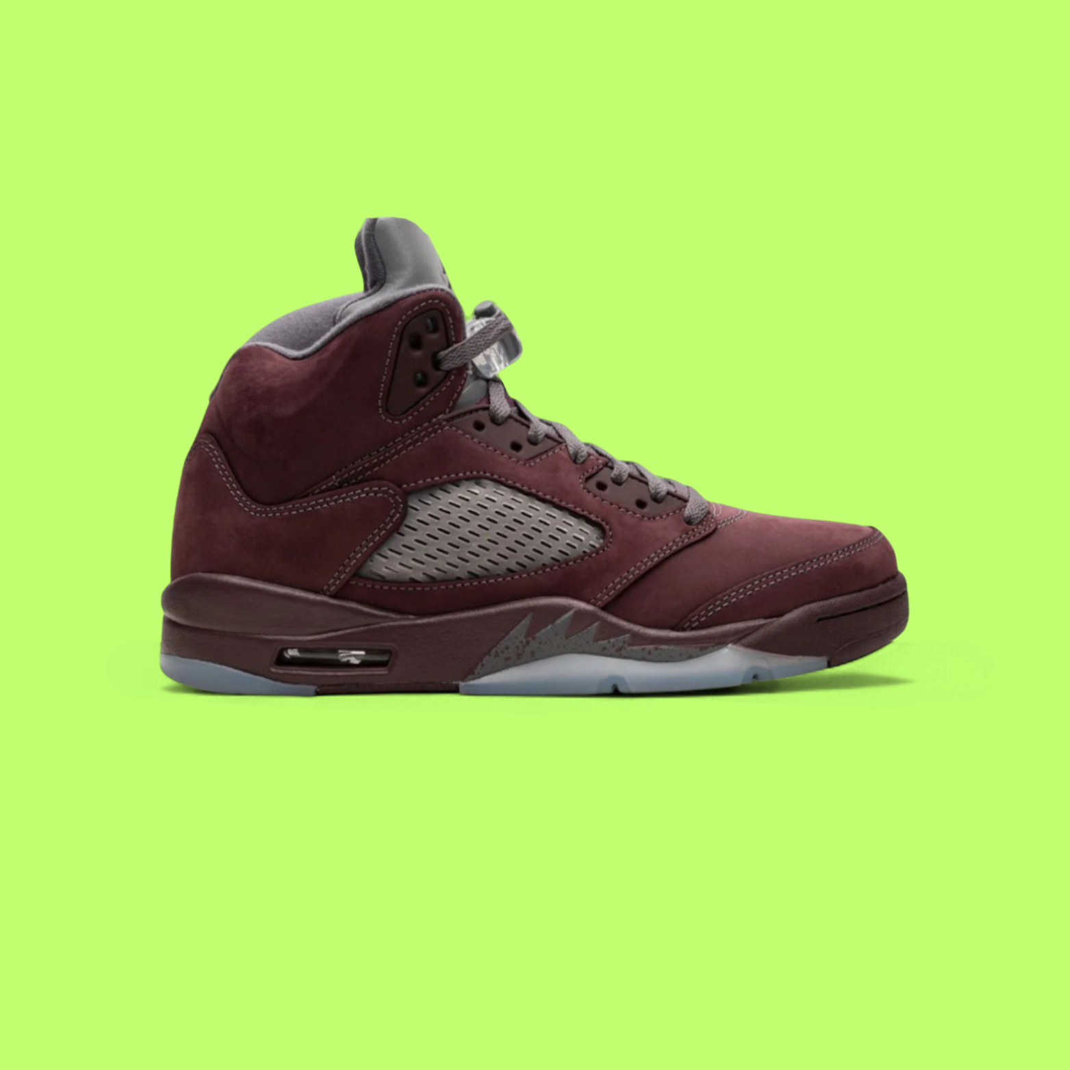 NIKE AIR JORDAN 5 RETRO BURGUNDY PREMIUM HERITAGE EDITION