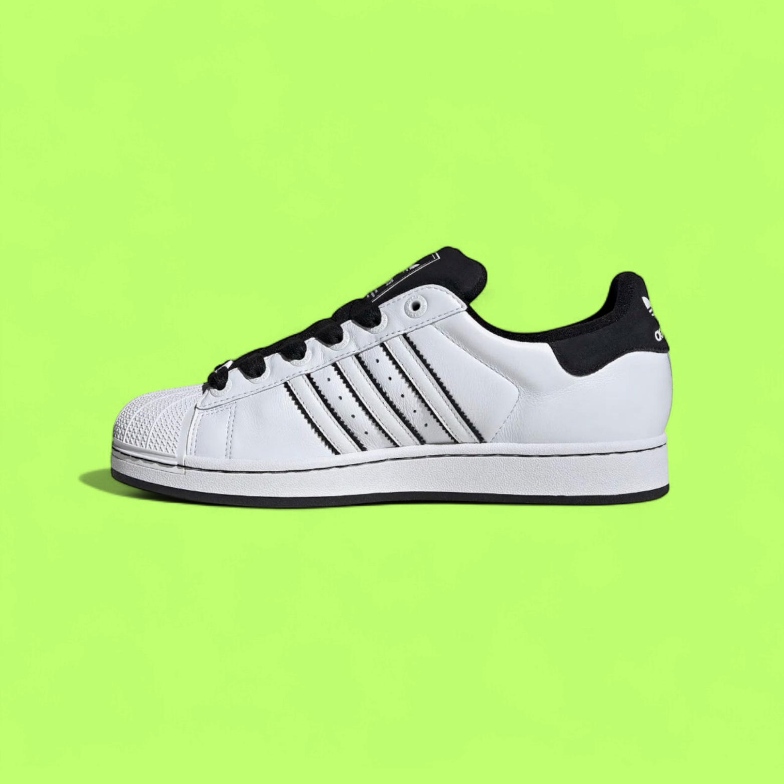ADIDAS SUPERSTAR II UNISEX WHITE LEATHER CLASSIC SNEAKERS