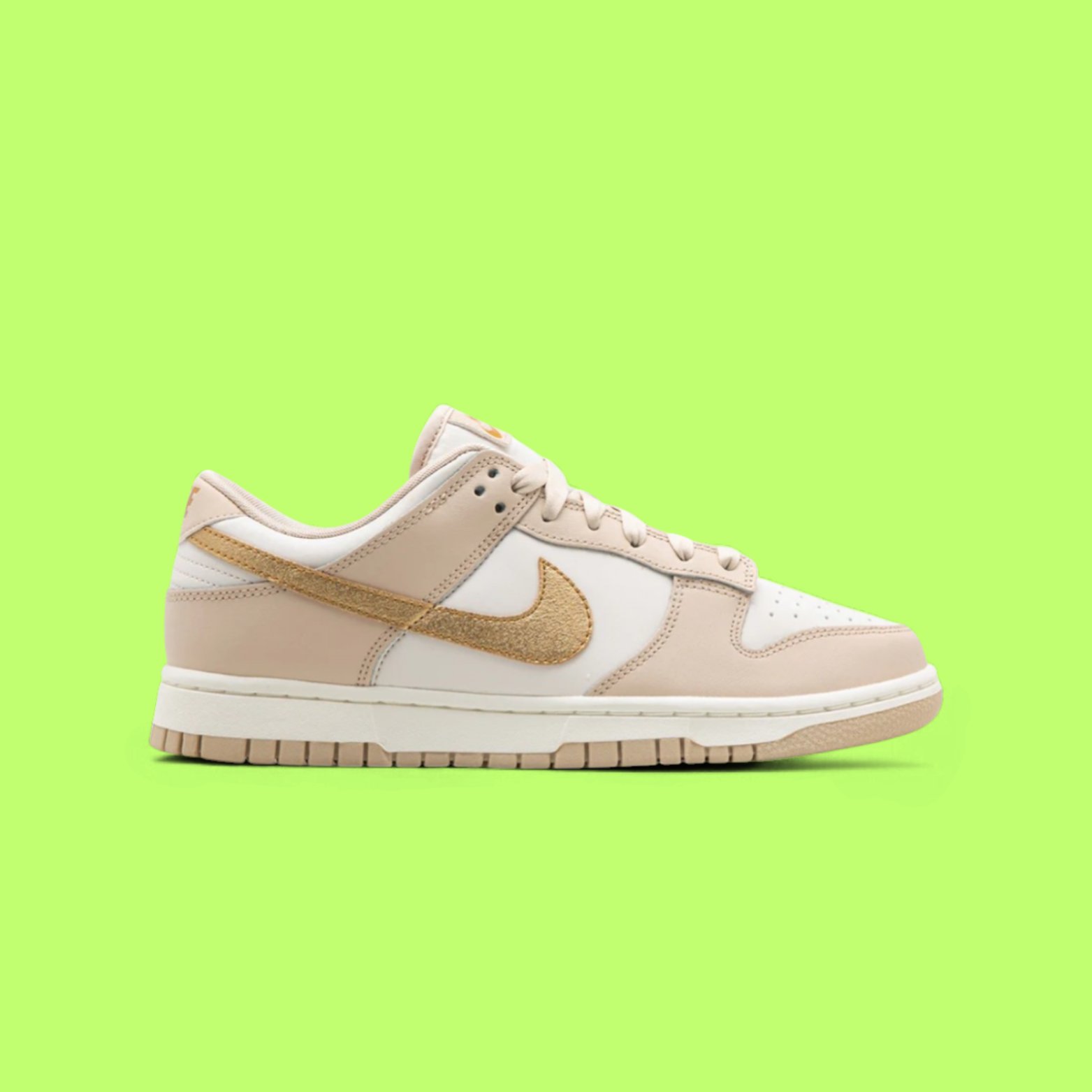 NIKE DUNK LOW PHANTOM METALLIC GOLD LUXE WMNS RELEASE