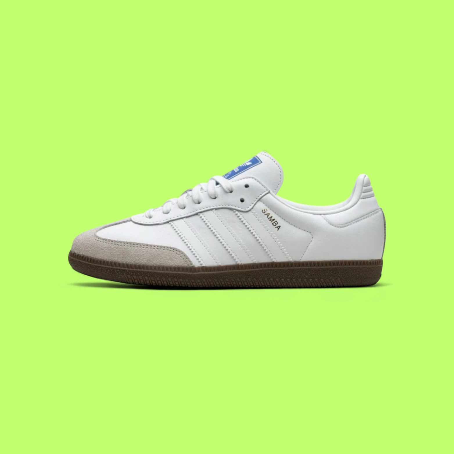 ADIDAS SAMBA OG “DOUBLE WHITE GUM” CLASSIC RETRO SNEAKER ICON