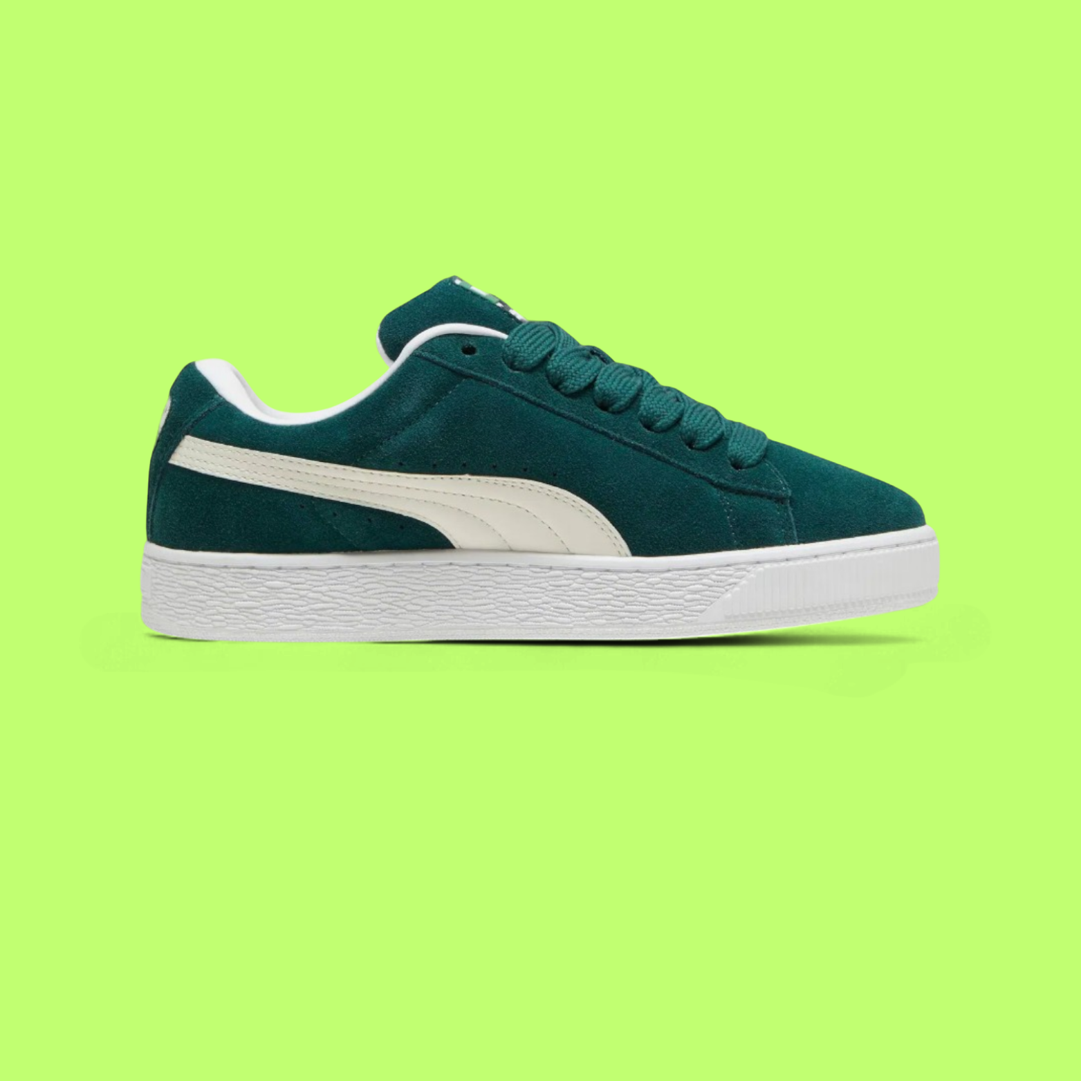 PUMA SUEDE XL UNISEX GREEN SPORTS SHOES WRZT ICONZZ