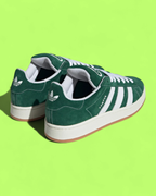ADIDAS CAMPUS 00S GREEN WHITE CLASSIC SUEDE CASUAL SNEAKERS