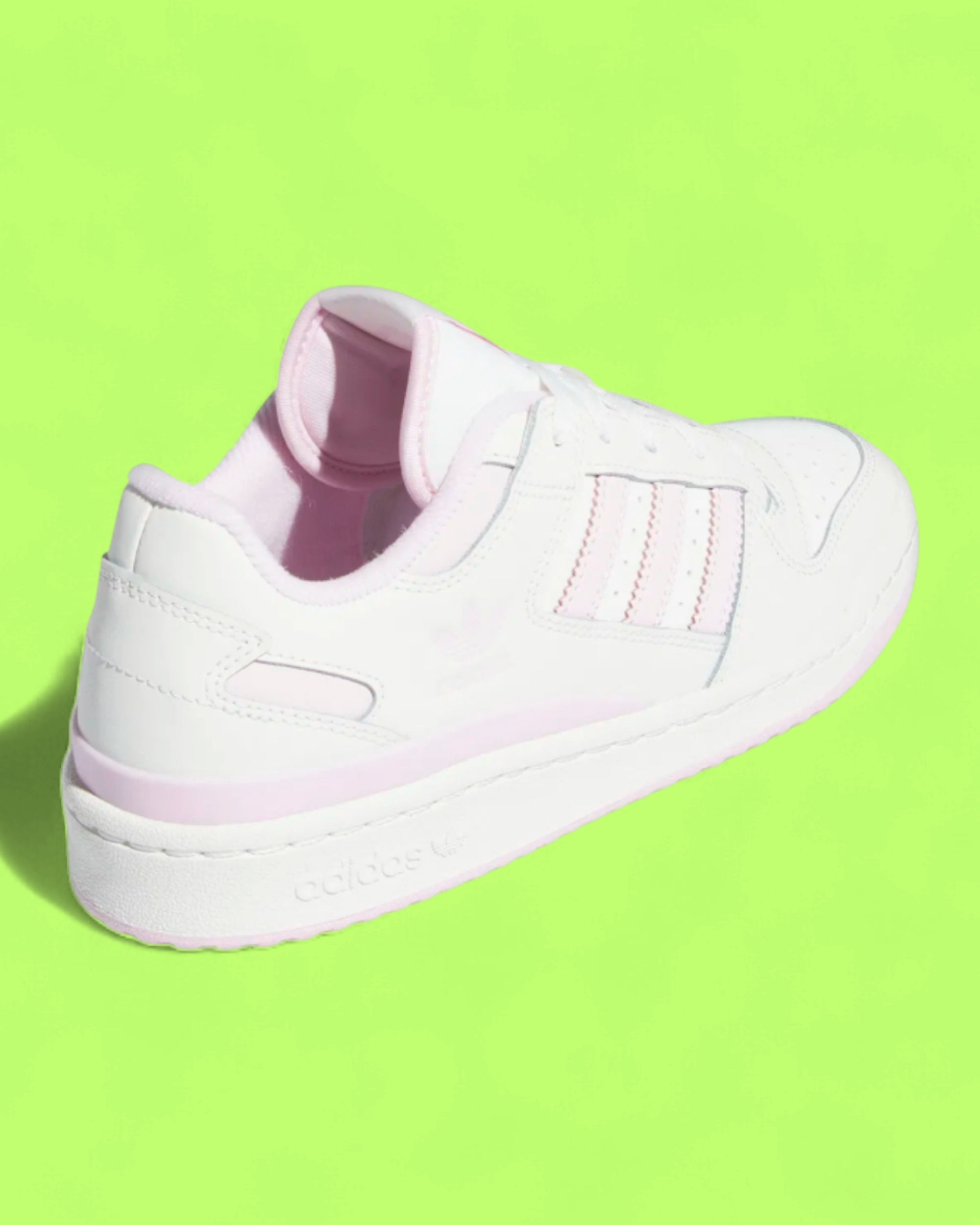 ADIDAS FORUM LOW WHITE PINK LEATHER RETRO CASUAL CLASSIC CWCD