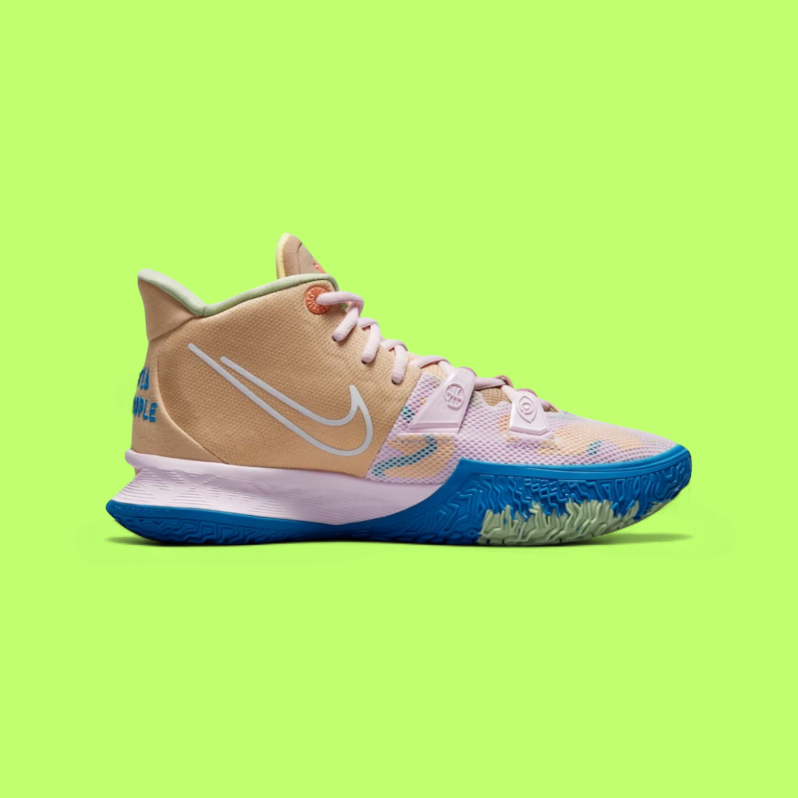 NIKE KYRIE 7 1 WORLD 1 PEOPLE LOVE AND PEACE UNITY COLORWAY