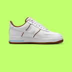 NIKE AIR FORCE 1 LOW WHITE GUM SOLE RETRO CLASSIC STYLE