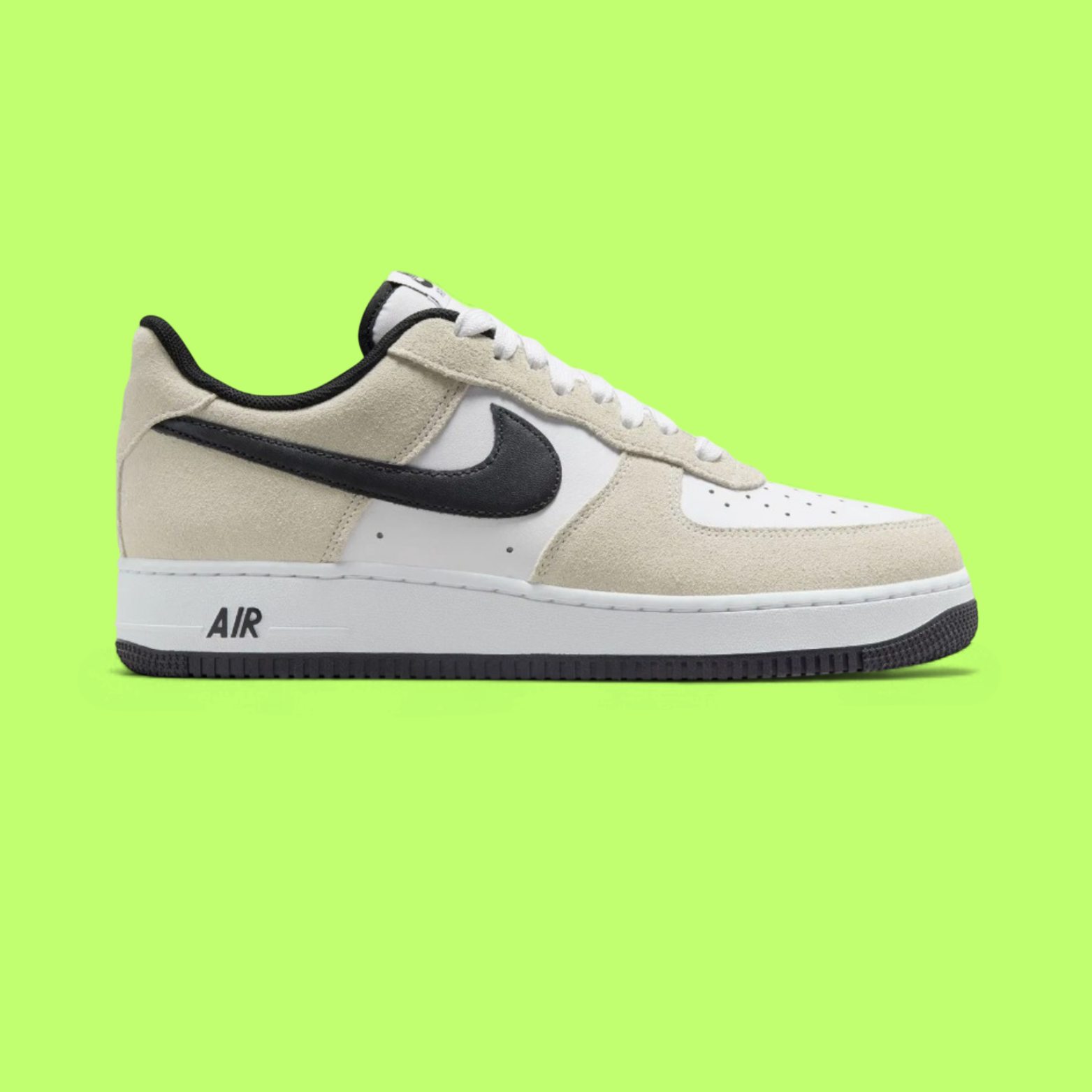 NIKE AIR FORCE 1 '07 LV8 WHITE BEIGE MEN'S CASUAL SNEAKERS