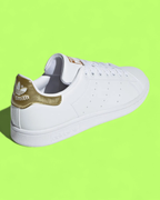 ADIDAS STAN SMITH WHITE GOLD RETRO CLASSIC SNEAKER CWCD