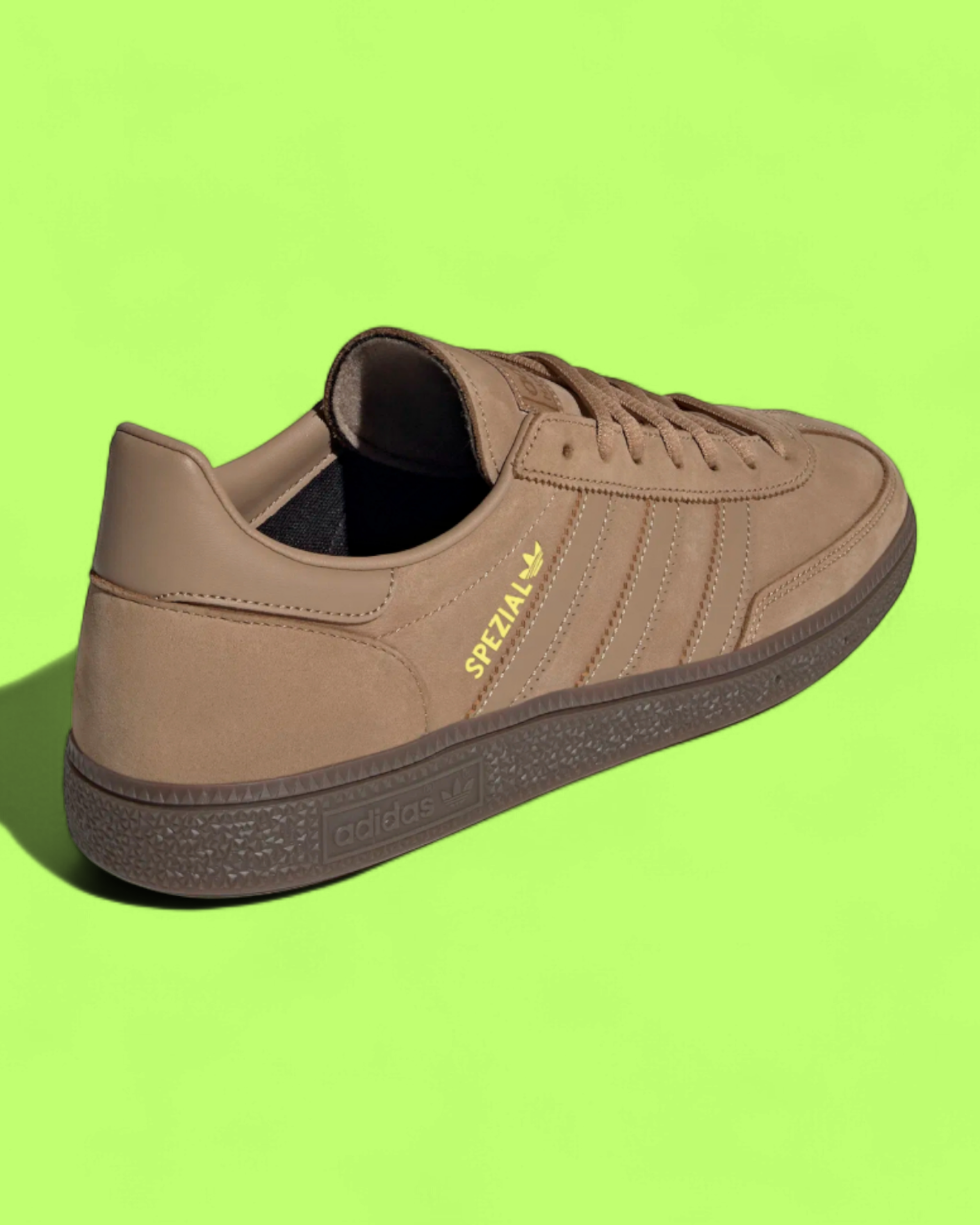 ADIDAS SPEZIAL BROWN SUEDE TONAL STRIPES RETRO CASUAL SNEAKERS
