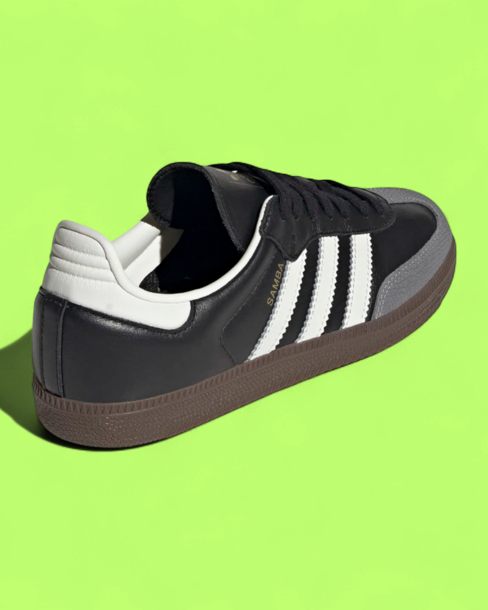 ADIDAS SAMBA OG BLACK WHITE RETRO CLASSIC LEATHER CASUAL