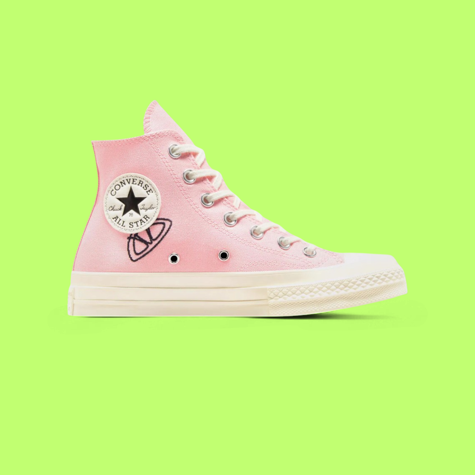 CONVERSE CHUCK 70 UNISEX PINK HIGH-TOP RETRO SNEAKERS