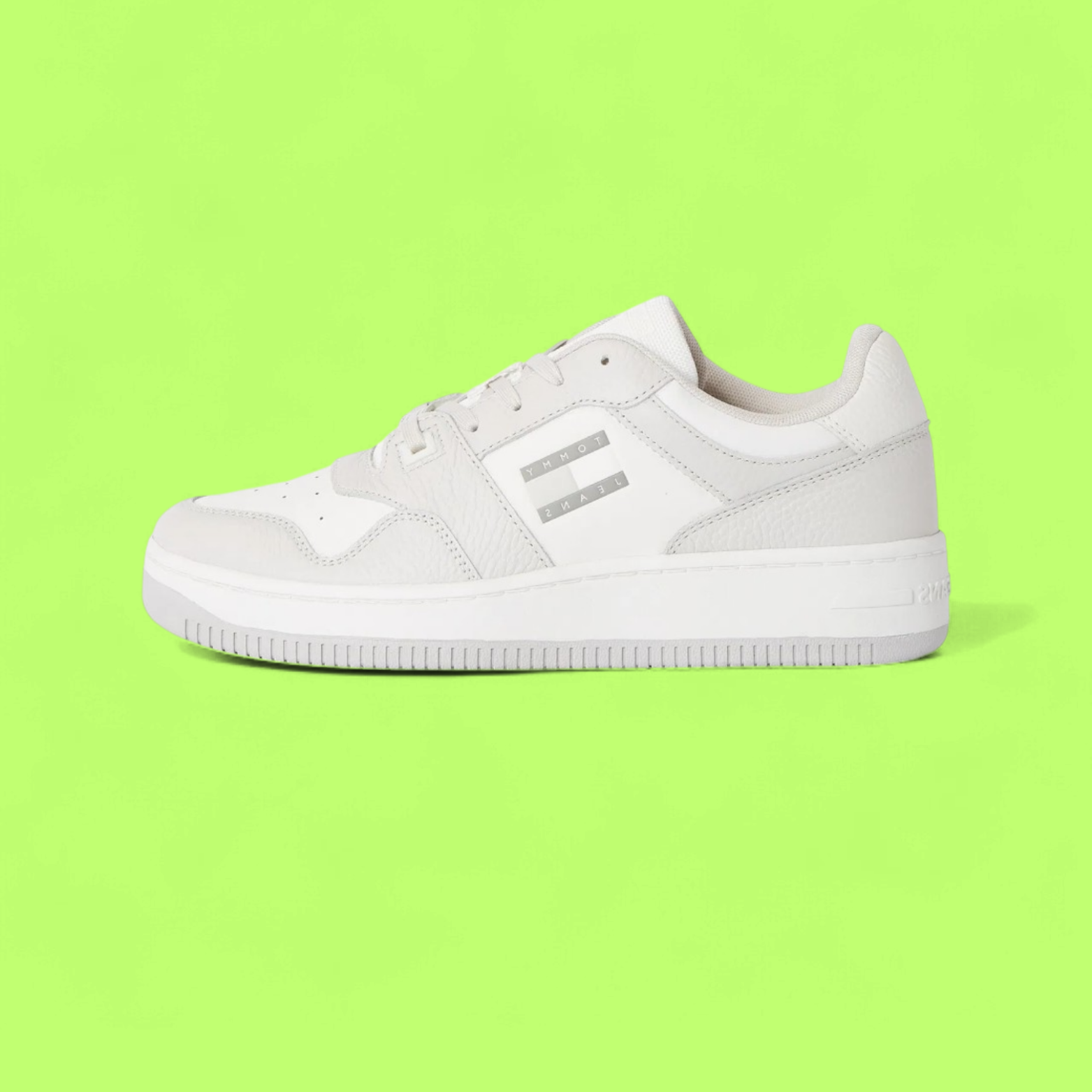 TOMMY HILFIGER RETRO BASKET CUPSOLE TUMBLE MEN'S GREY