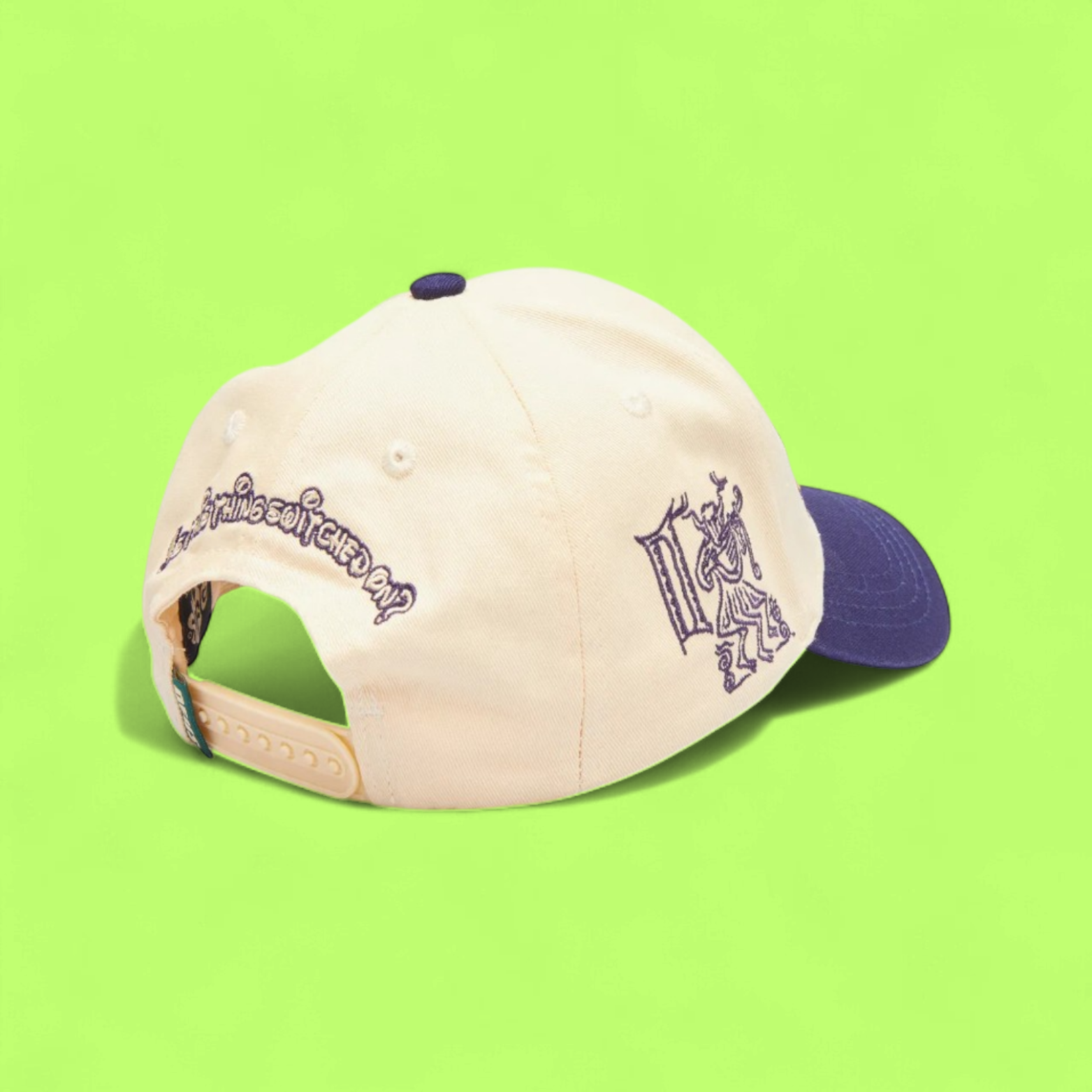 DEUS EX MACHINA PURPLE YELLOW WORSHIP BASEBALL CAP CWCDE