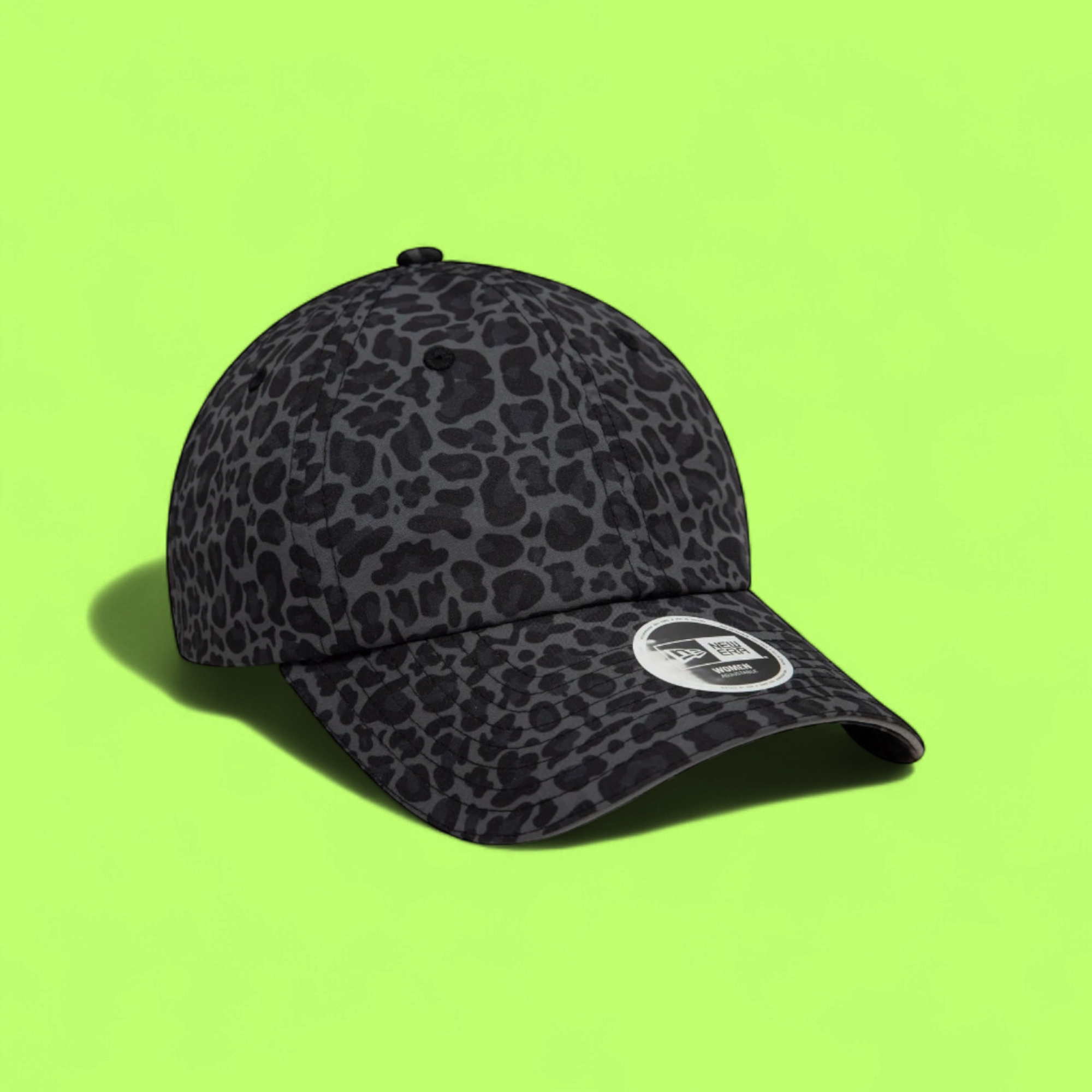 BLACK LEOPARD PRINT CAP WITH MODERN STREET STYLE CWDE
