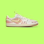 NIKE AIR JORDAN 1 LOW SE PINK ORANGE IRIDESCENT FUTURISTIC