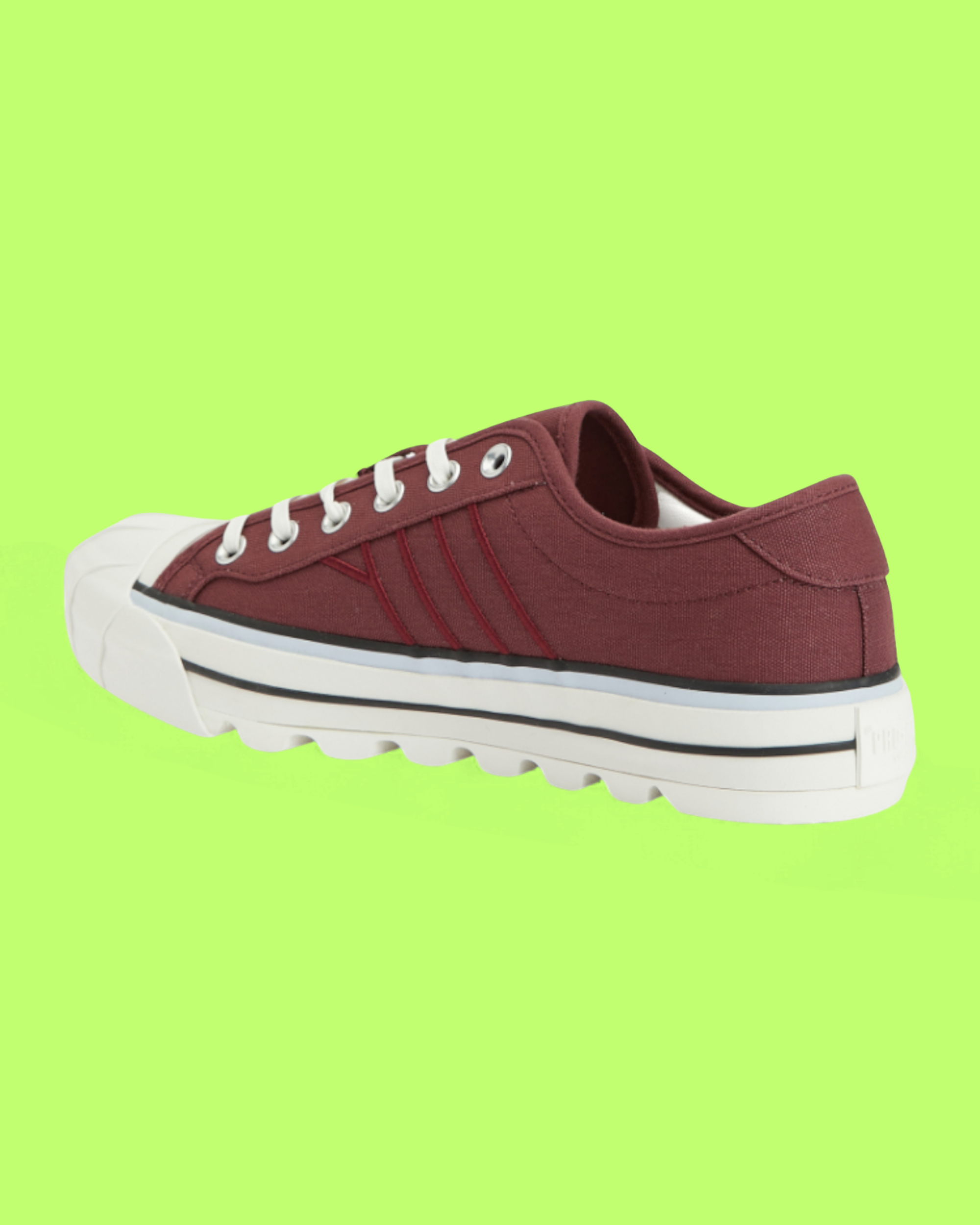 PRO-KEDS ROYAL LO CLASSIC BURGUNDY CANVAS RETRO LIFESTYLE