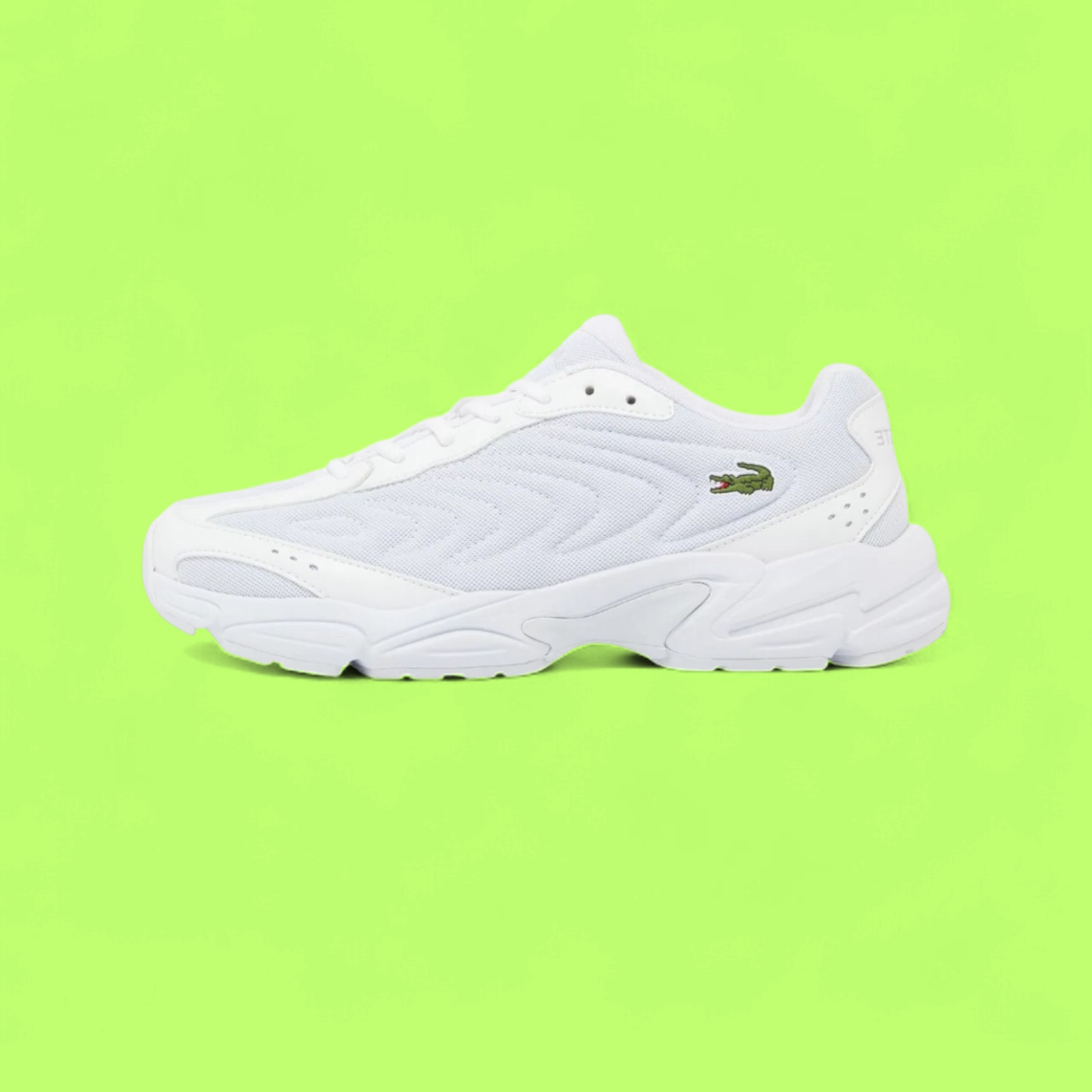 LACOSTE STORM 96 2K LITE 1251 SMA MEN'S NAVY WHITE RETRO SNEAKERS