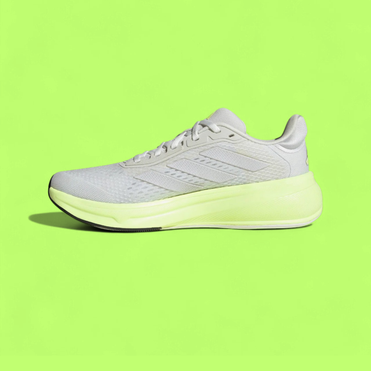 ADIDAS RESPONSE SUPER MEN'S WHITE LIGHTWEIGHT PERFORMANCE RUNNING