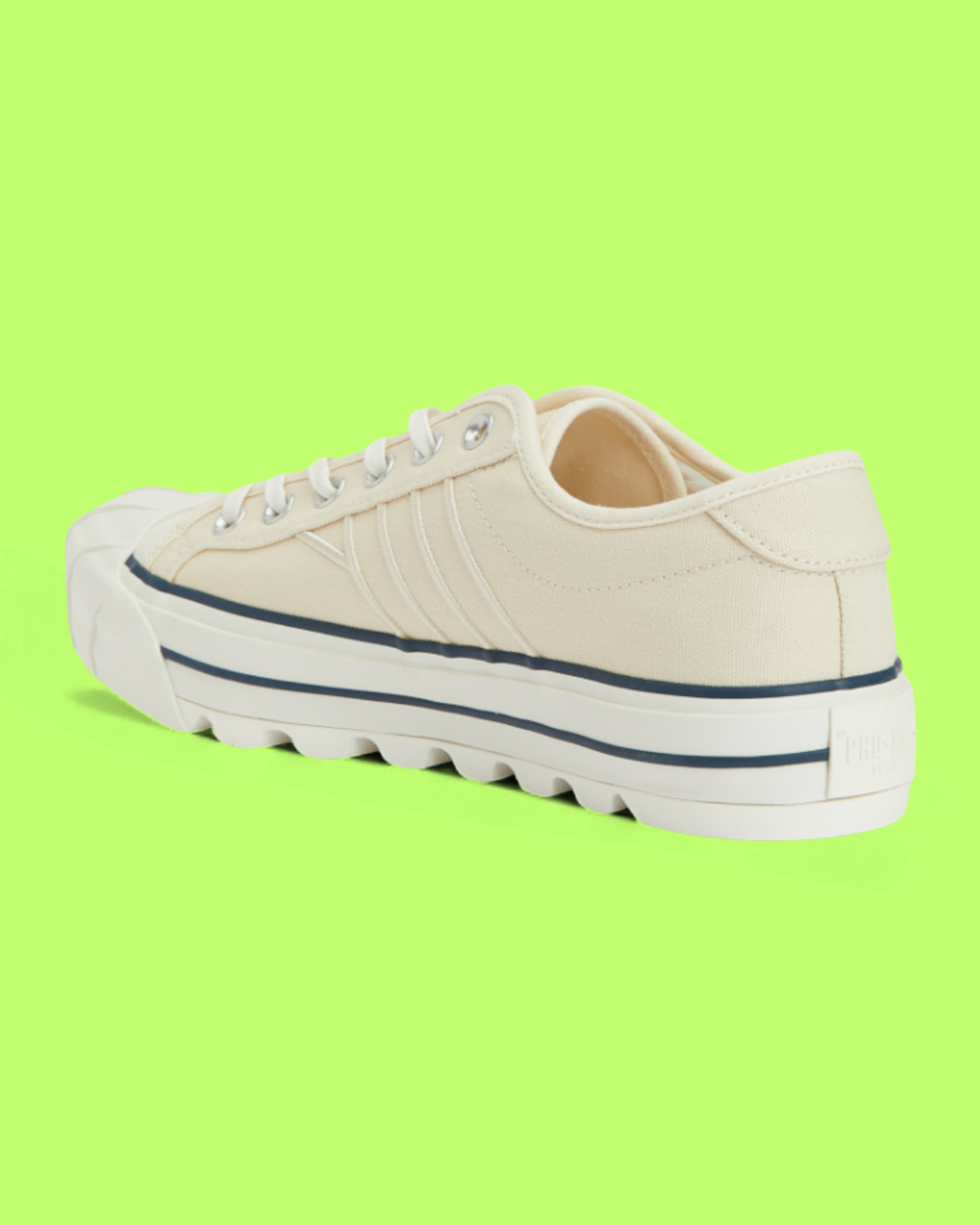 PRO-KEDS ROYAL LO CLASSIC BEIGE CANVAS RETRO COURT STYLE