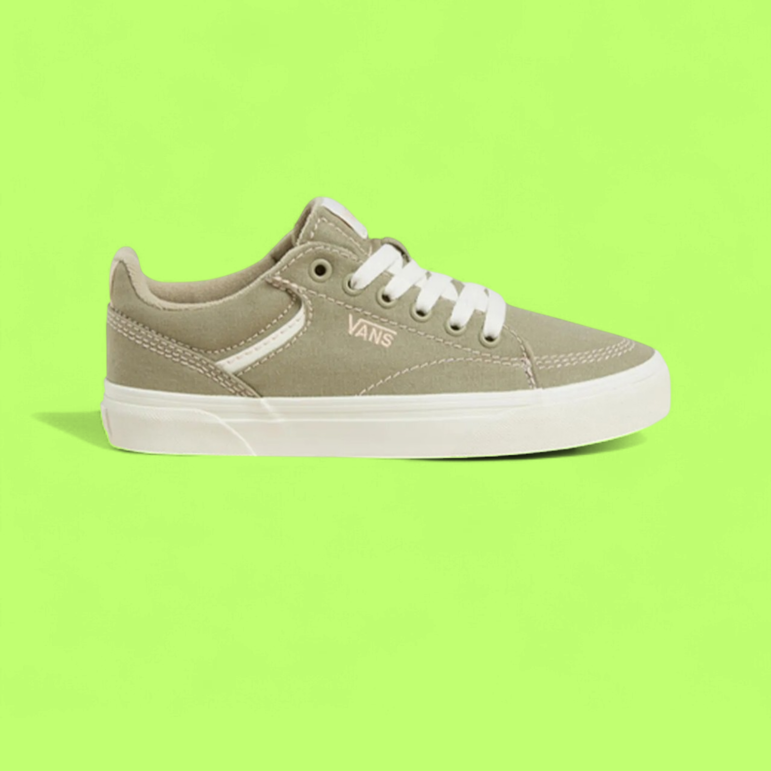 VANS WARD LOW BEIGE WHITE CANVAS CASUAL SKATE SNEAKERS ICONZ