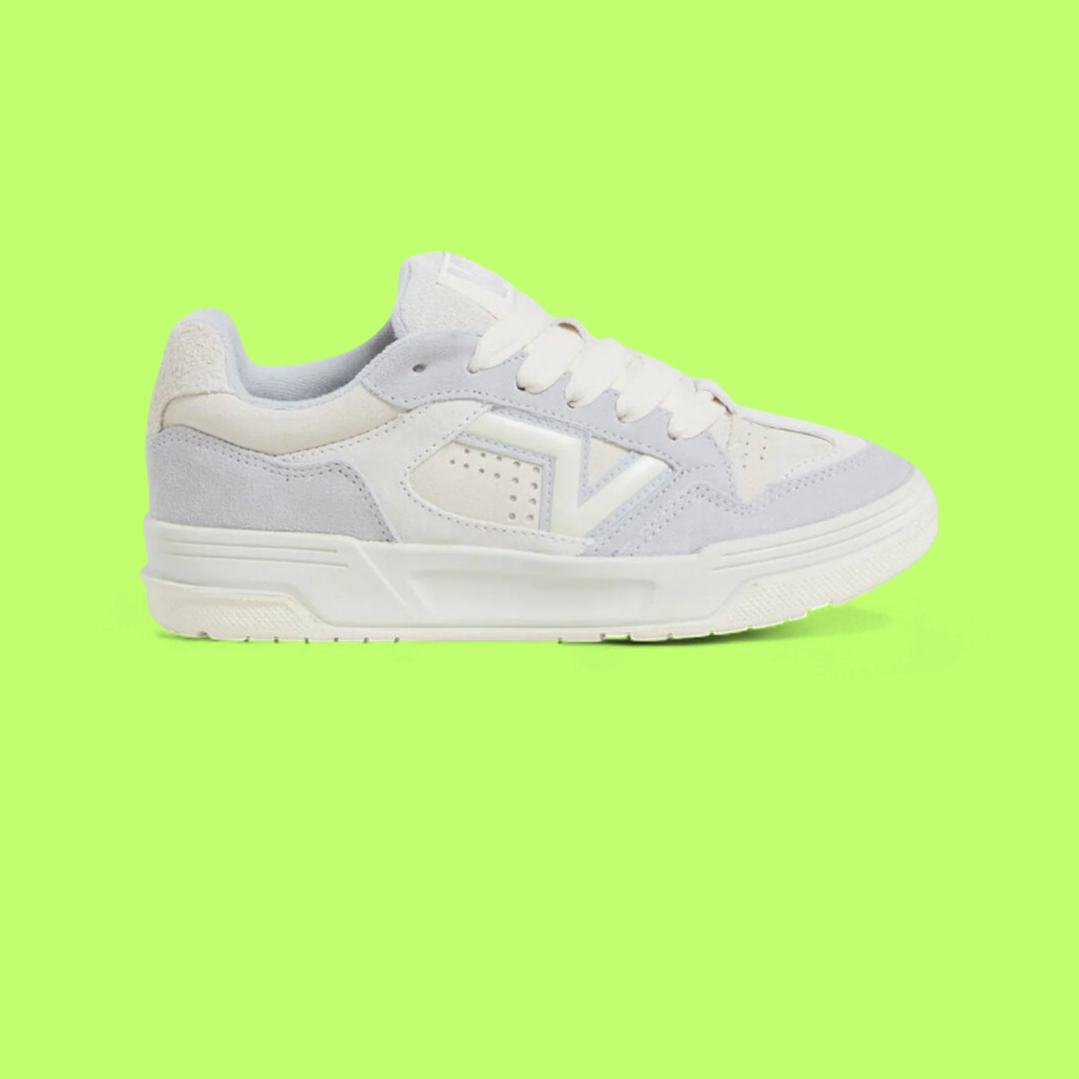 VANS LOWLAND CC SUEDE LIGHT GREY WHITE CASUAL STYLE CWCD