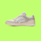 ASICS EX89 MEN'S WHITE LEATHER RETRO BASKETBALL STYLE SNEAKERS