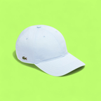 LACOSTE LIGHT BLUE CAP WITH ICONIC CROCODILE LOGO CWCD