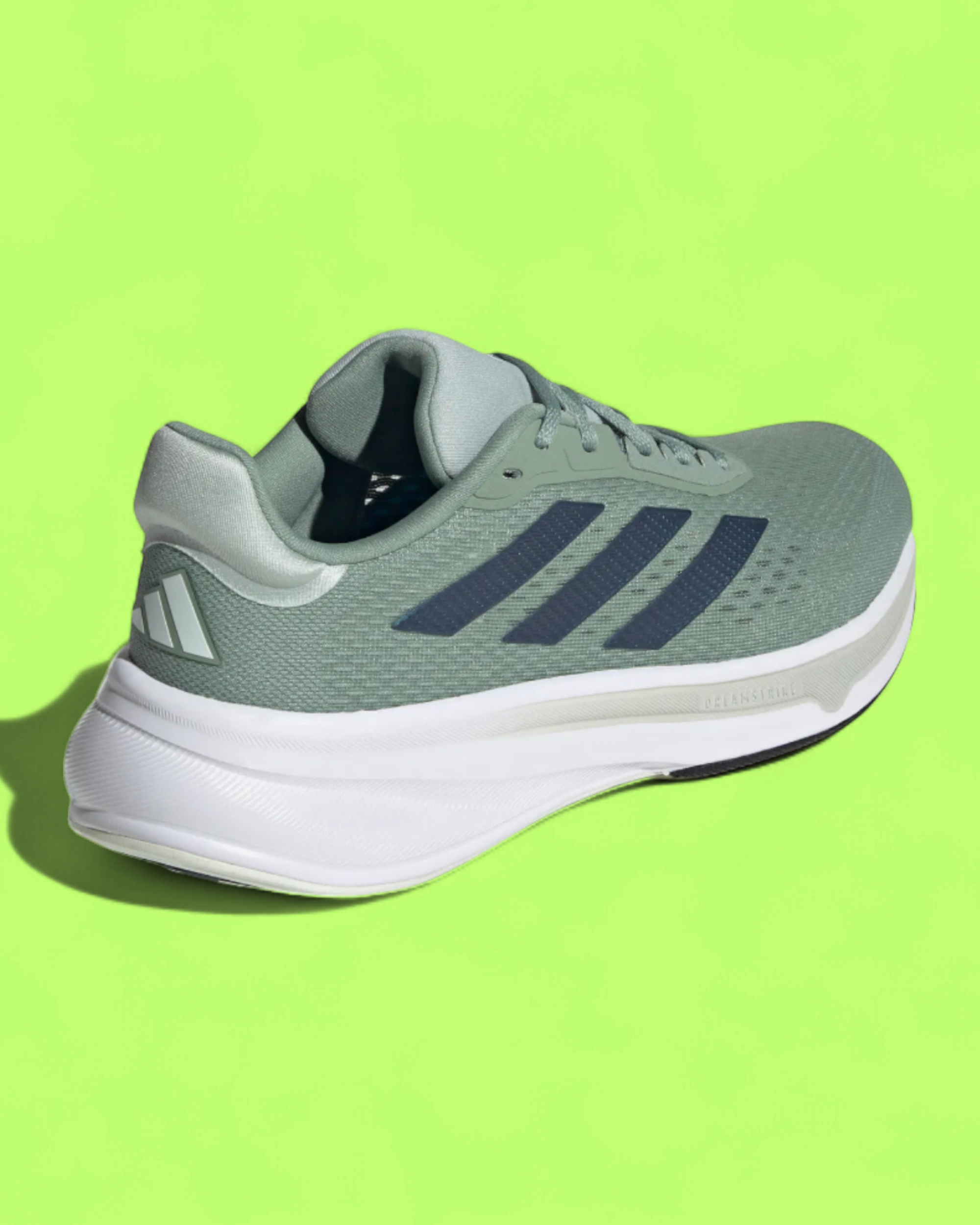 ADIDAS RESPONSE RUNNING SHOES GREEN MESH LIGHTWEIGHT CWCD