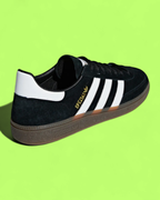 ADIDAS HANDBALL SPEZIAL BLACK WHITE SUEDE RETRO CASUAL SNEAKERS