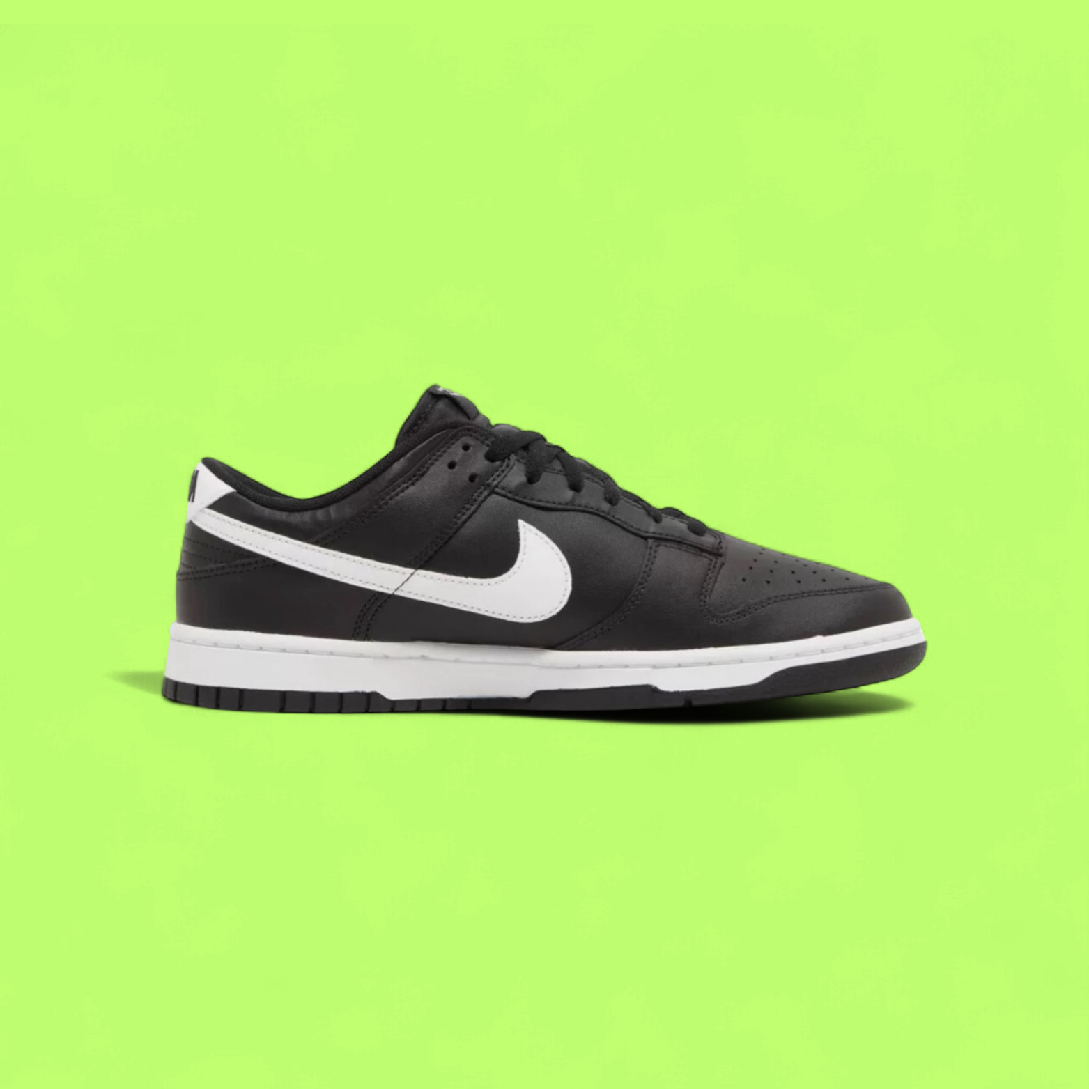 NIKE DUNK LOW BLACK WHITE PREMIUM CLASSIC STYLE EDITION ICON DROP