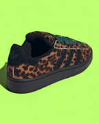 ADIDAS CAMPUS 00S LEOPARD PRINT BLACK GREEN LACES SNEAKERS