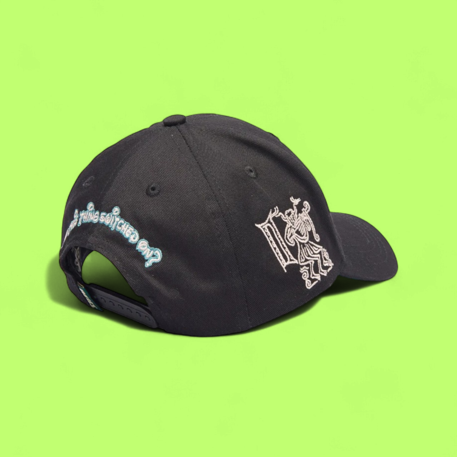 DEUS EX MACHINA BLACK CAP RED LOGO PAUSE REST WORSHIP
