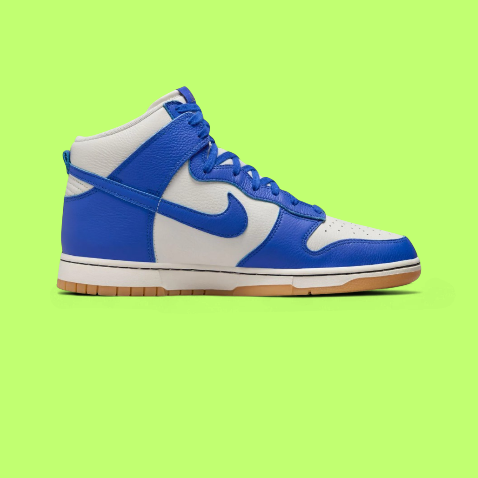 NIKE DUNK HIGH RETRO BLUE WHITE PREMIUM BASKETBALL STYLE
