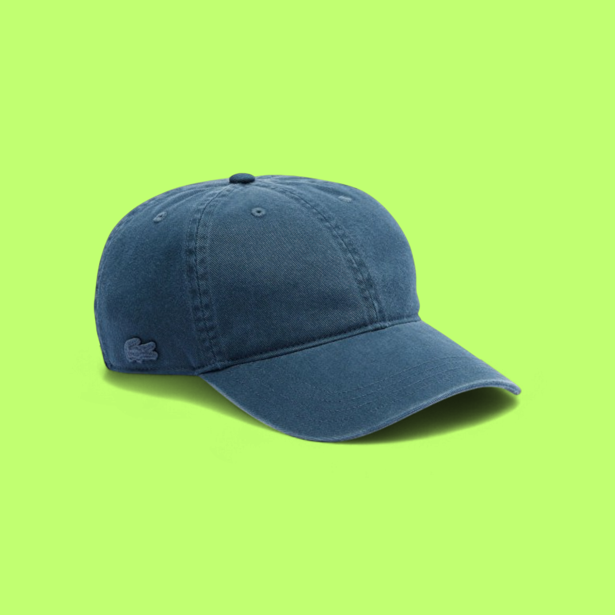 LACOSTE BLUE CLASSIC BASEBALL CAP WITH CROCODILE LOGO CWCD