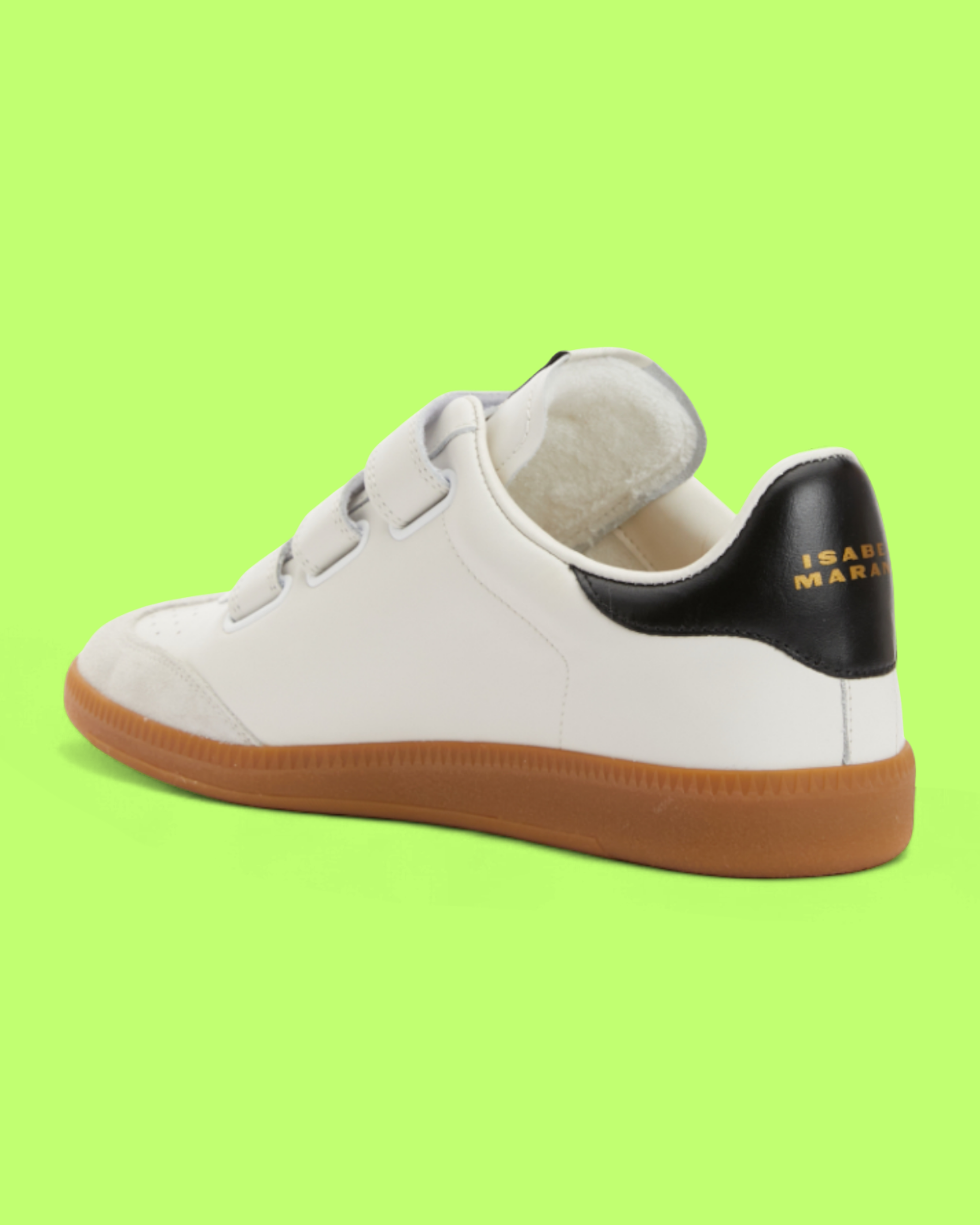 ISABEL MARANT WHITE LEOPARD VELCRO CASUAL STREET STYLE CWCD