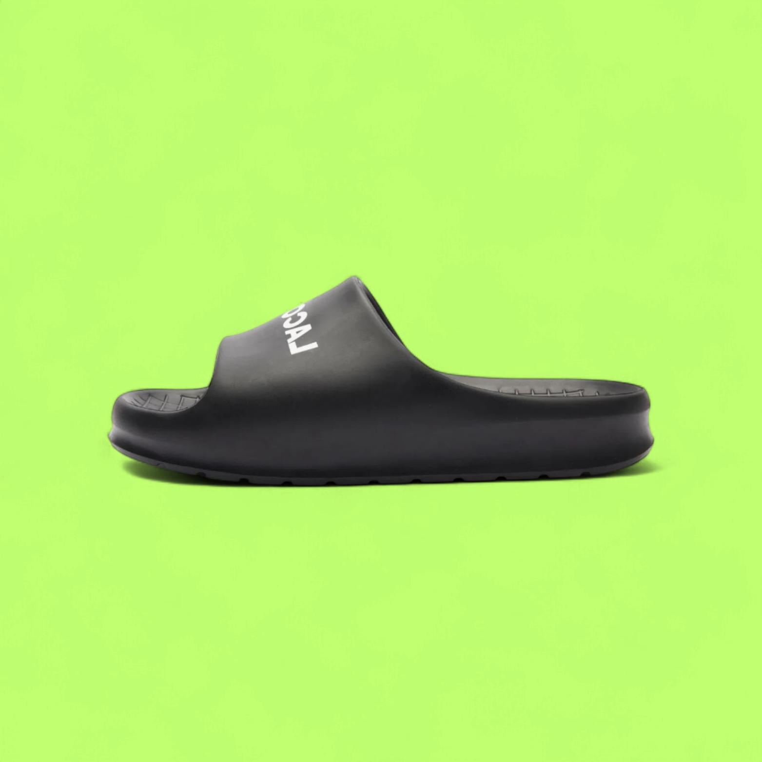 LACOSTE CROCO 2.0 EVO MEN'S BLACK LIGHTWEIGHT COMFORT SLIDE SANDALS