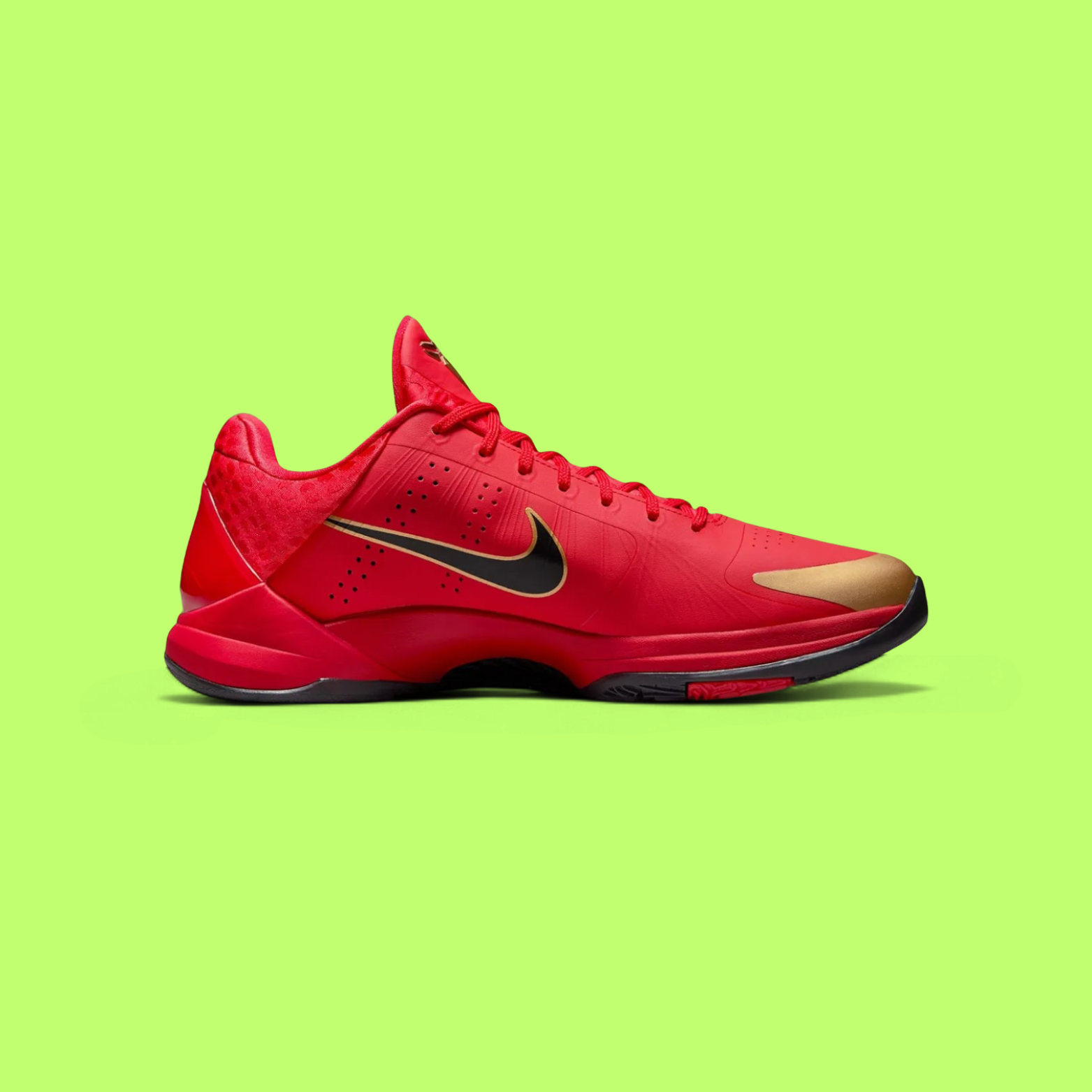 NIKE KOBE 5 PROTRO YEAR OF THE MAMBA UNIVERSITY RED EDITION