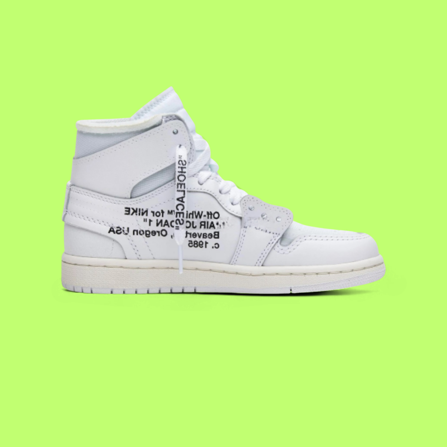 NIKE AIR JORDAN 1 RETRO HIGH OFF-WHITE EURO SAMPLE LIMITED EDITION