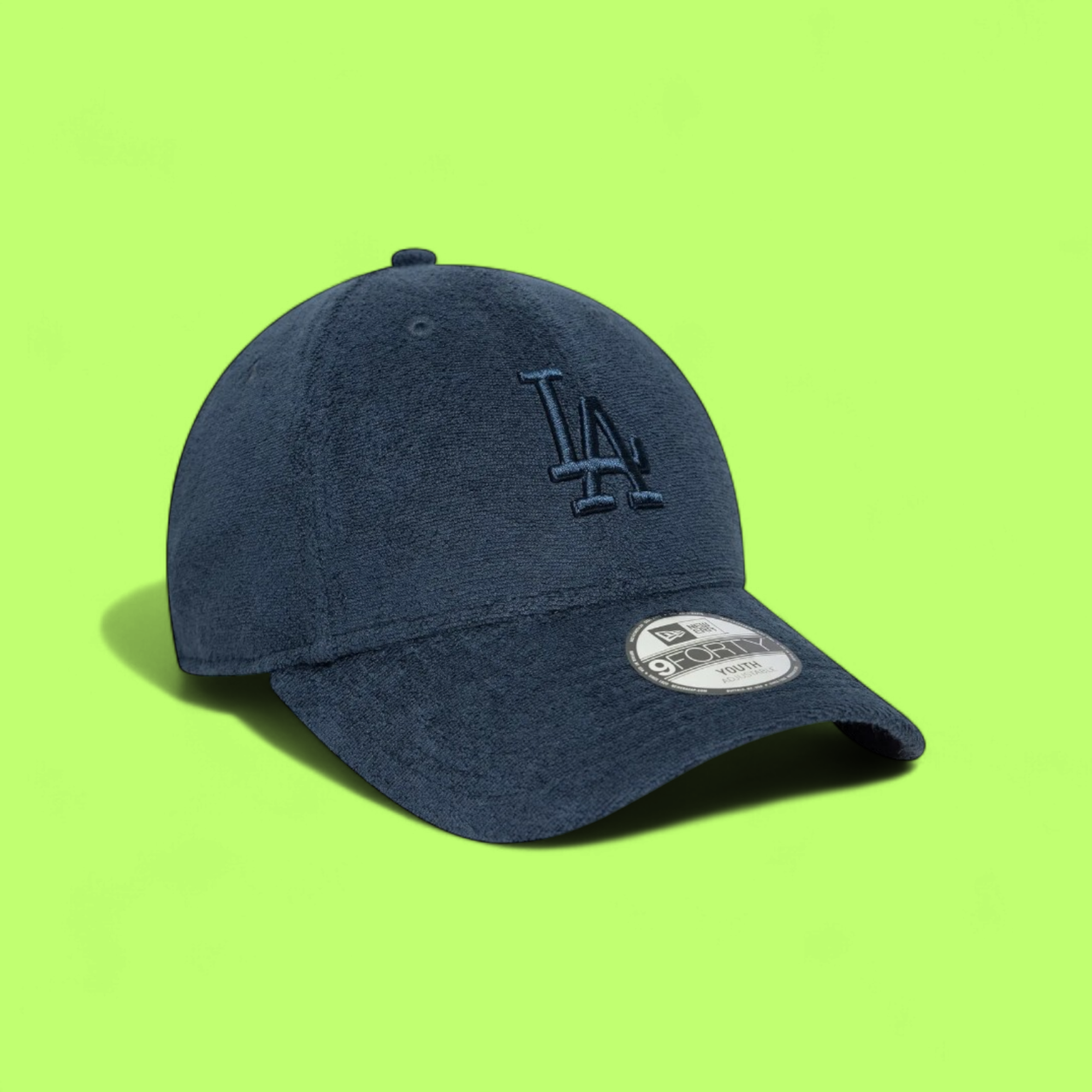 NEW ERA LA DODGERS NAVY TEXTURED FABRIC YOUTH CAP CWCD