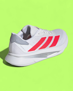 ADIDAS DURAMO 2.0 WHITE RUNNING SHOES WITH RED STRIPES CWCD