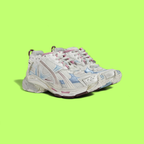 BALENCIAGA RUNNER SNEAKERS WITH DISTRESSED EFFECT AND MULTI PANEL
