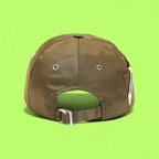 JACQUEMUS BROWN MINIMAL BASEBALL CAP WITH MODERN DESIGN