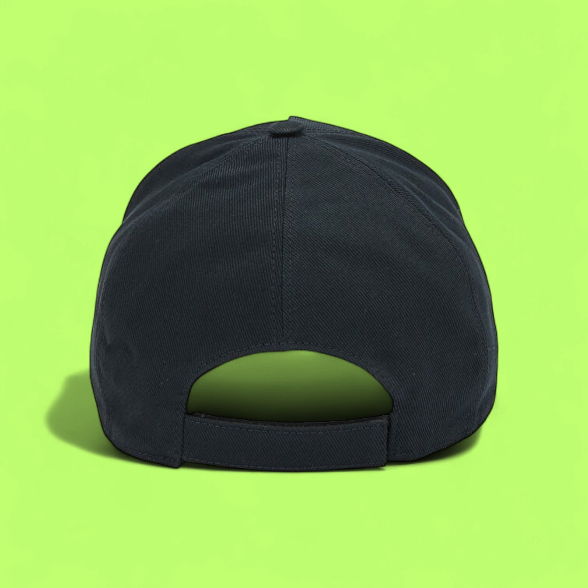 FENDI BLACK BASEBALL CAP WITH EMBROIDERED LOGO LETTERING