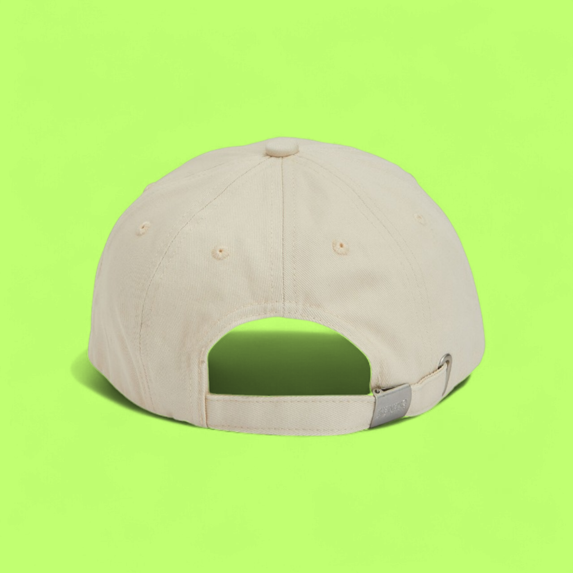 KENZO BEIGE CAP WITH GREEN VISOR AND K LOGO PATCH DROPZ ICON