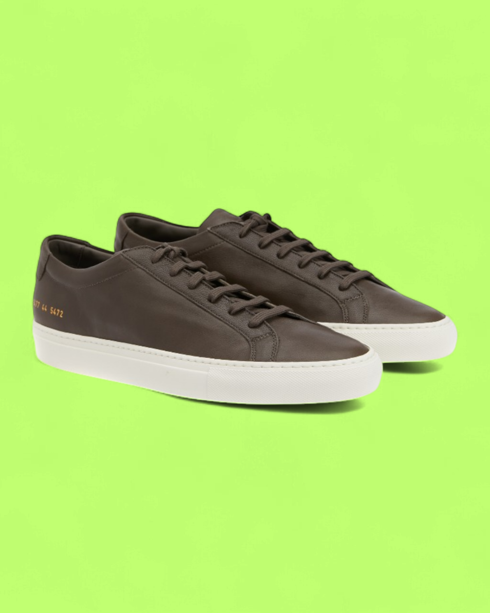 COMMON PROJECTS ORIGINAL ACHILLES LOW DARK BROWN LEATHER