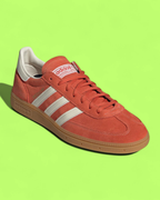ADIDAS SPEZIAL ORANGE WHITE CLASSIC RETRO SUEDE SNEAKERS