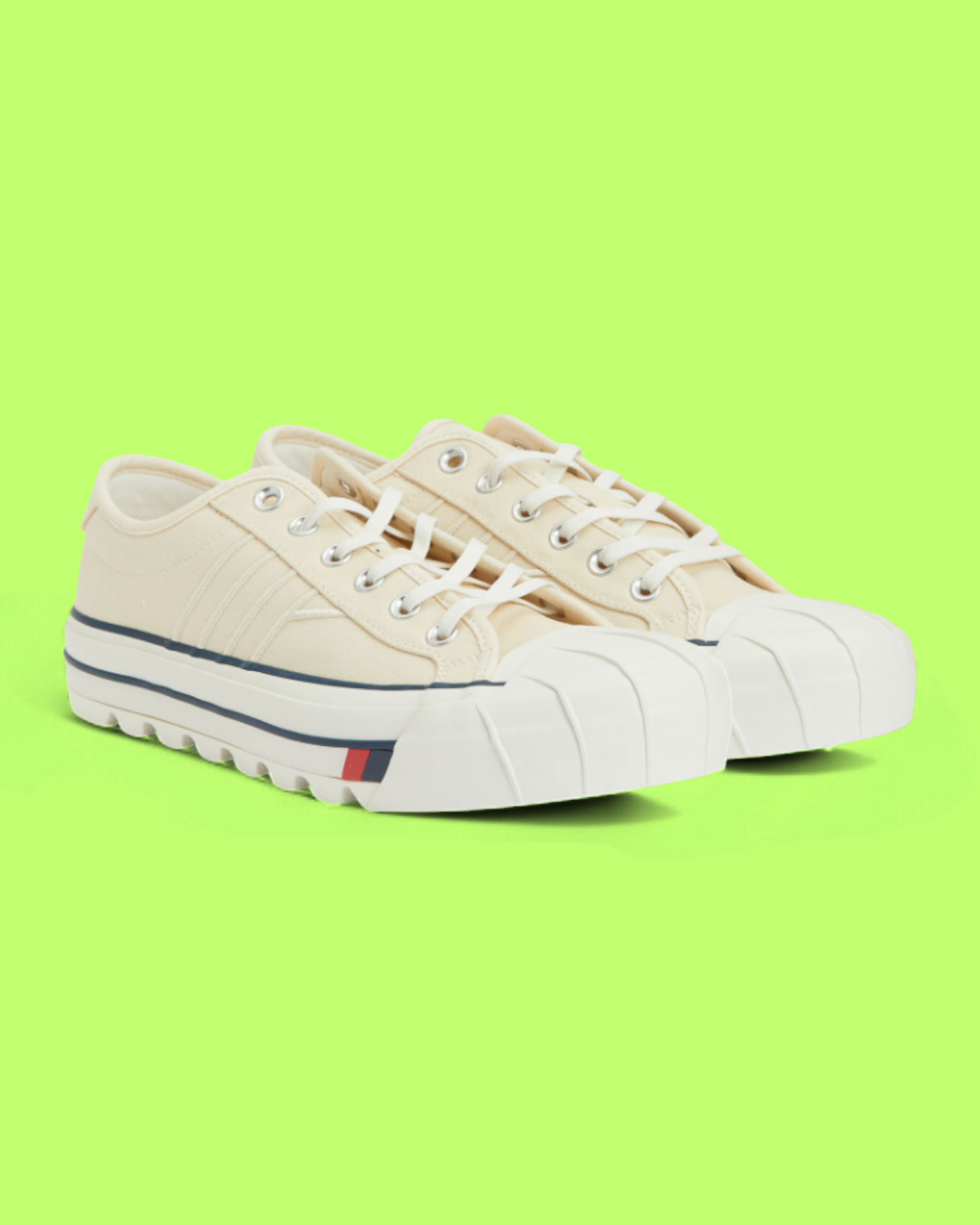PRO-KEDS ROYAL LO CLASSIC BEIGE CANVAS RETRO COURT STYLE