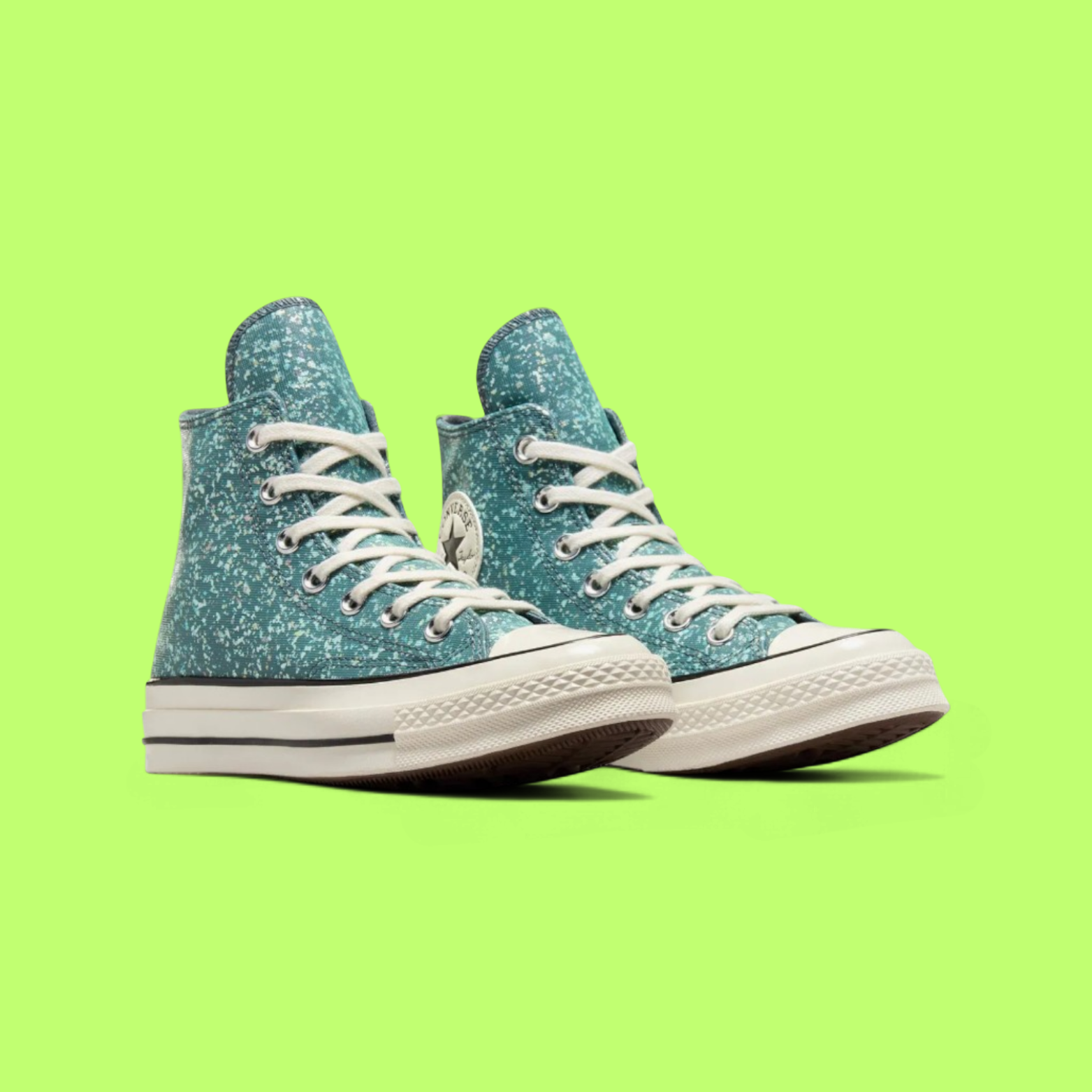 CONVERSE CHUCK 70 UNISEX BLUE CANVAS RETRO HIGH-TOP SNEAKERS