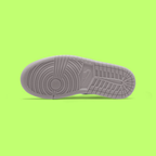 NIKE AIR JORDAN 1 LOW 85 METALLIC SILVER FUTURISTIC SNEAKERS