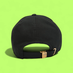 BLACK VERSACE CAP WITH GOLD MEDUSA EMBLEM DETAIL ICON CWCD